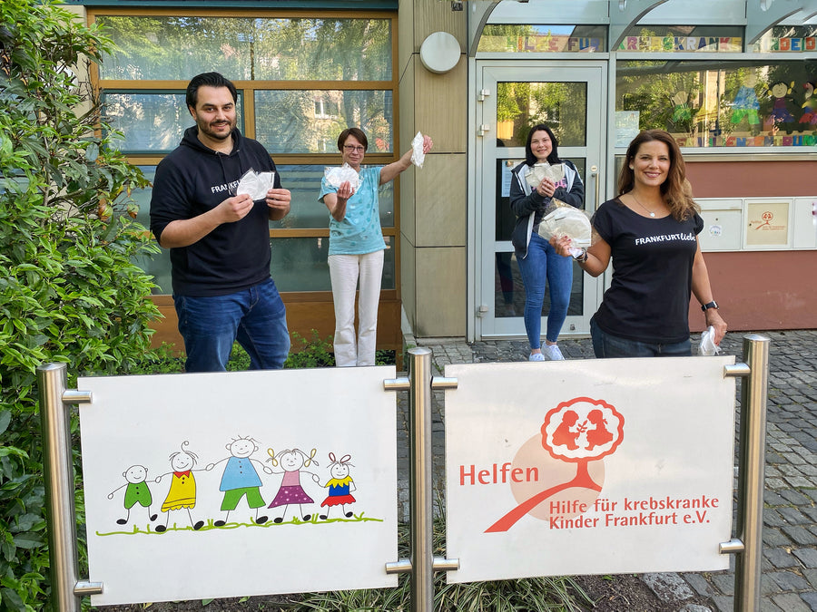 Frankfurtliebe spendet 200 Atemschutzmasken!