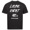 Unisex T-Shirt LIEBE ENDET NIE black