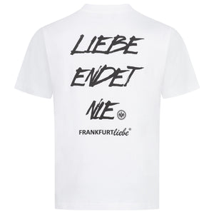 Unisex T-Shirt LIEBE ENDET NIE white