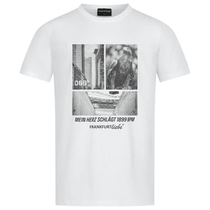 Unisex T-Shirt Herzschlag 1899 white