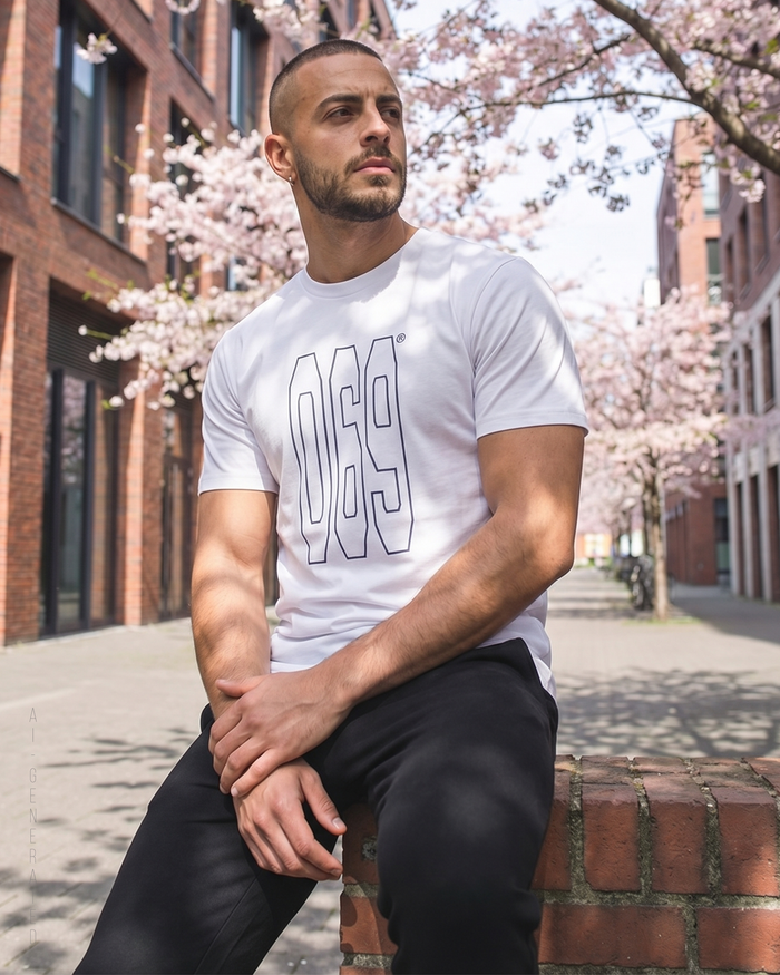 Unisex T-Shirt 069 blueline