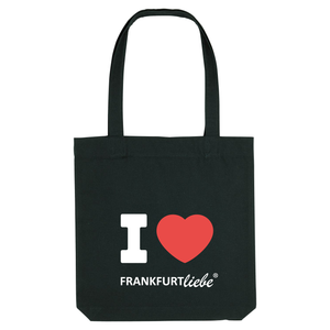 City Bag „I ❤️ FRANKFURTliebe“ – Schwarz