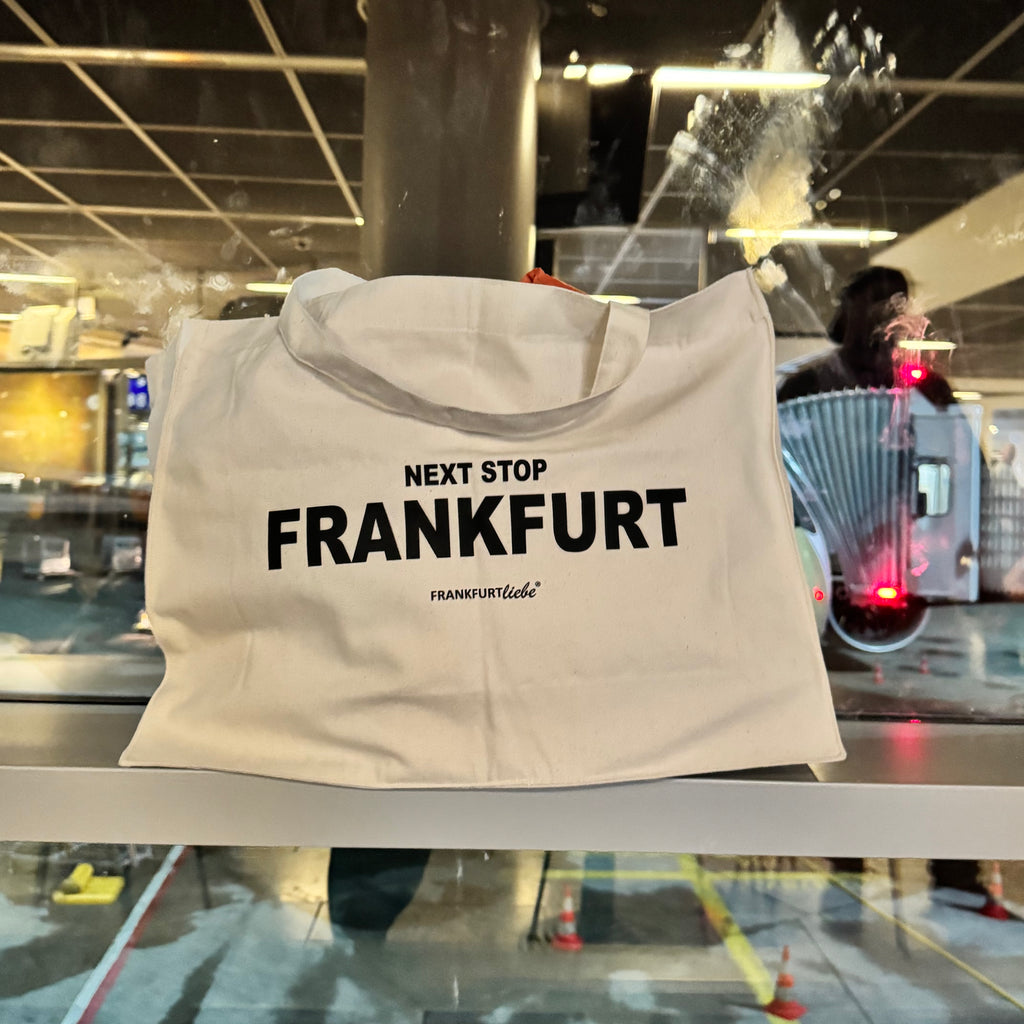 Shopping Bag „Next Stop: FRANKFURT“ – Natural