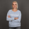 Woman Sweater Basic light blue