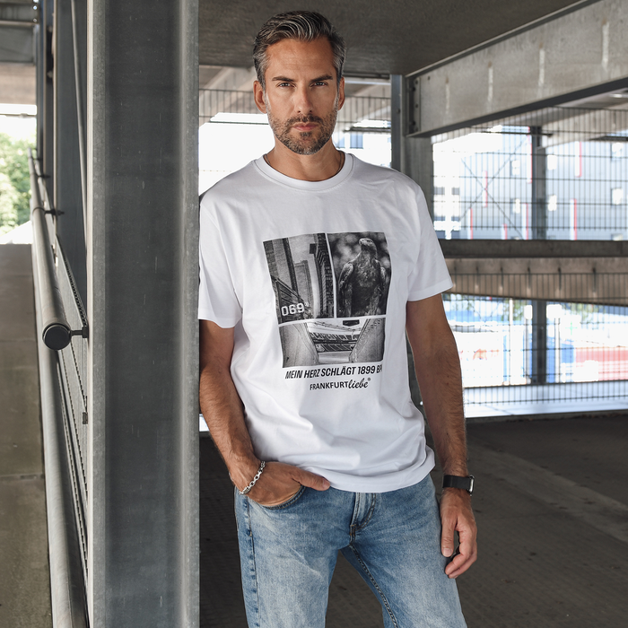 Unisex T-Shirt Herzschlag 1899 white