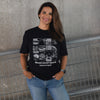 Unisex T-Shirt Herzschlag 1899 black