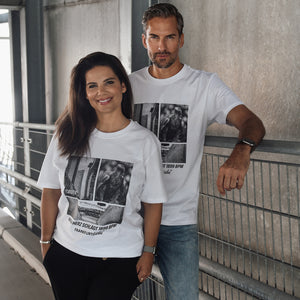 Unisex T-Shirt Herzschlag 1899 white