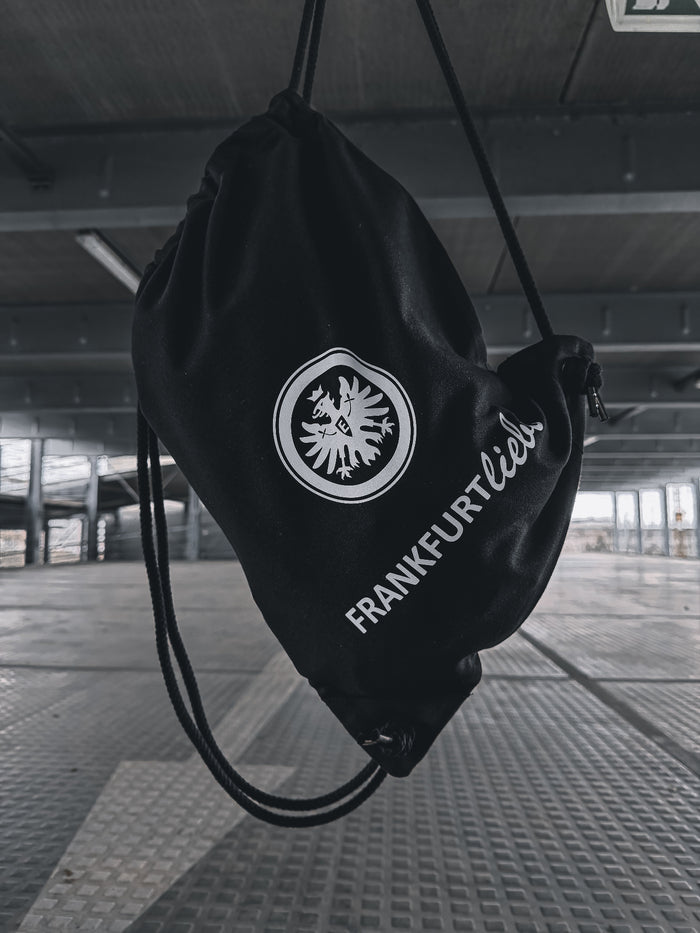 Frankfurtliebe x Eintracht Frankfurt Gymbag Schwarz