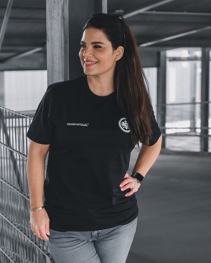 Unisex T-Shirt Eintracht Frankfurt "Nur du sollst heute siegen"  Schwarz - Frankfurtliebe