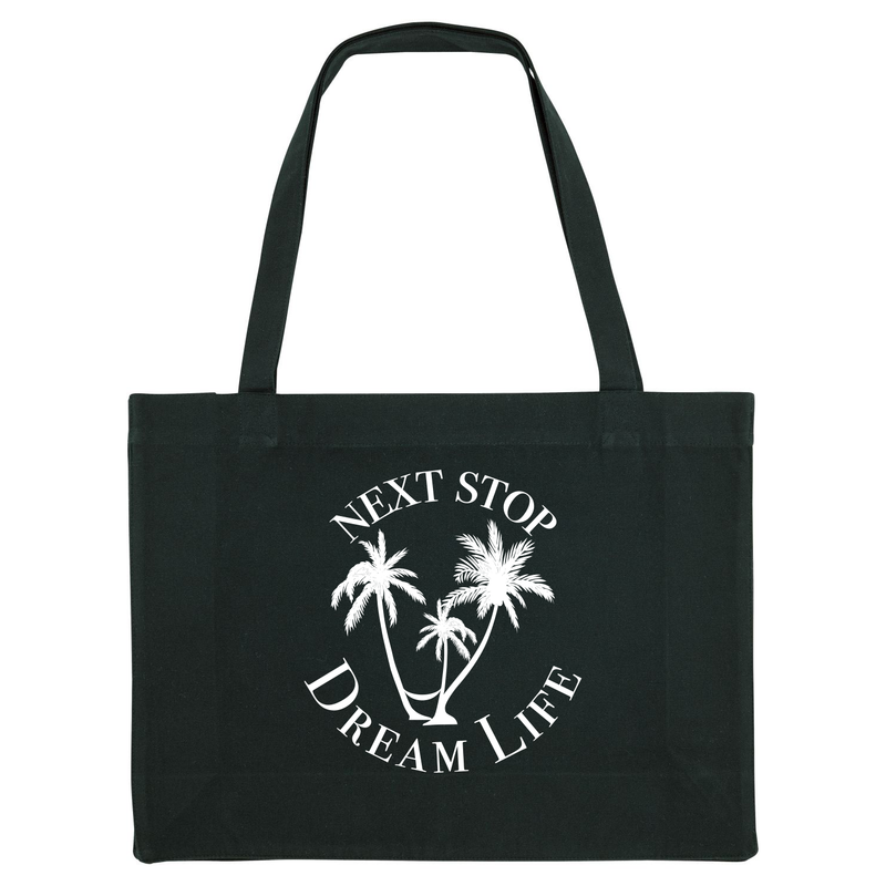 Shopping bag Next Stop Dream Life black