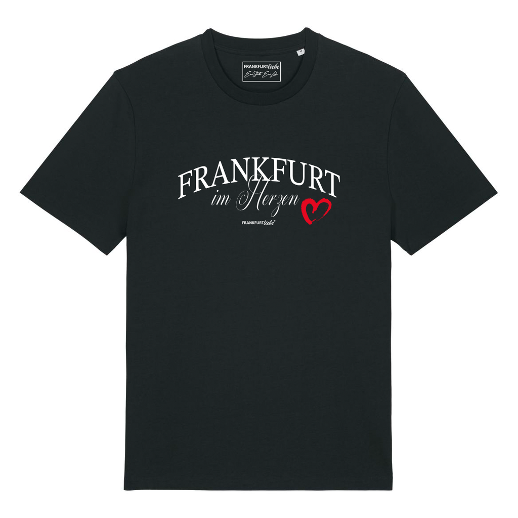 Unisex T-Shirt Frankfurt im Herzen black