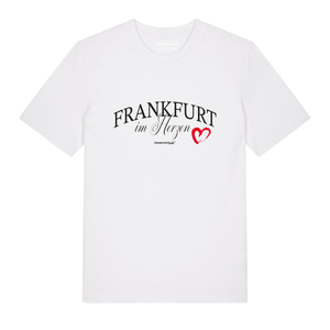 Unisex T-Shirt Frankfurt im Herzen white