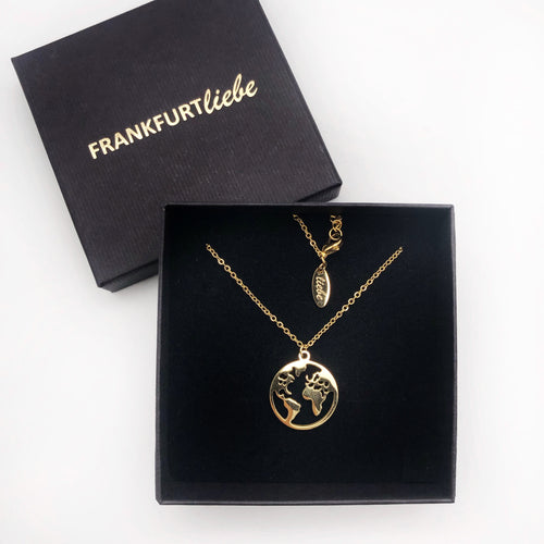 Frankfurtliebe Halskette My World gold