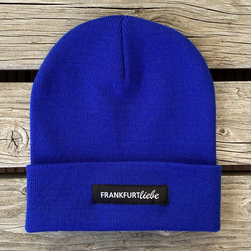 Frankfurtliebe Beanie Casual Royal Blue